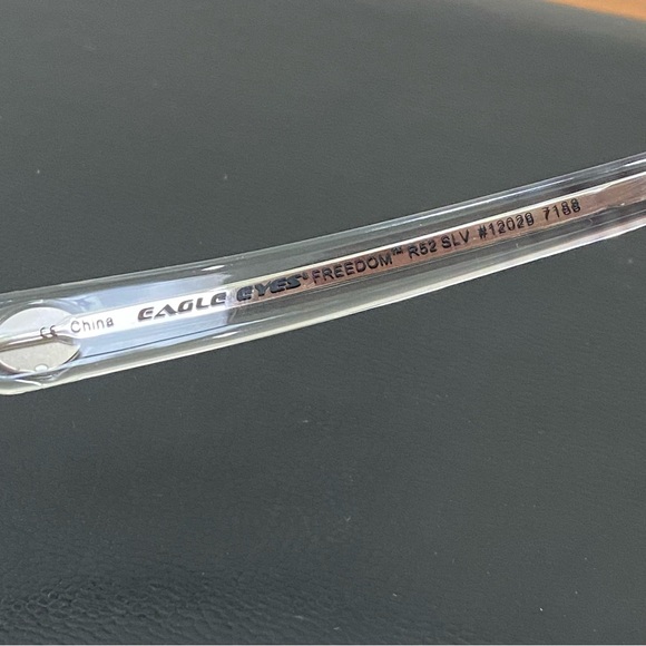 Vintage EAGLE EYES Freedom R52 SLV #12029 7188 Aviator Sunglasses - Picture 14 of 16